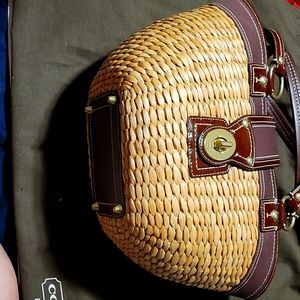 COACH WICKER HANDBAG